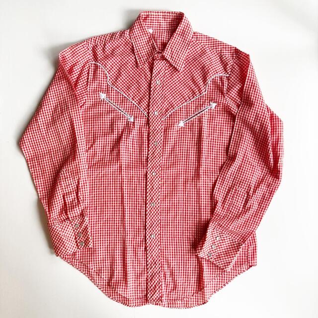 70's Western check shirt