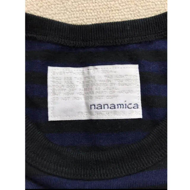 nanamica(ナナミカ)のナナミカ　半袖　Tシャツ　ボーダー　S  レディースのトップス(Tシャツ(半袖/袖なし))の商品写真