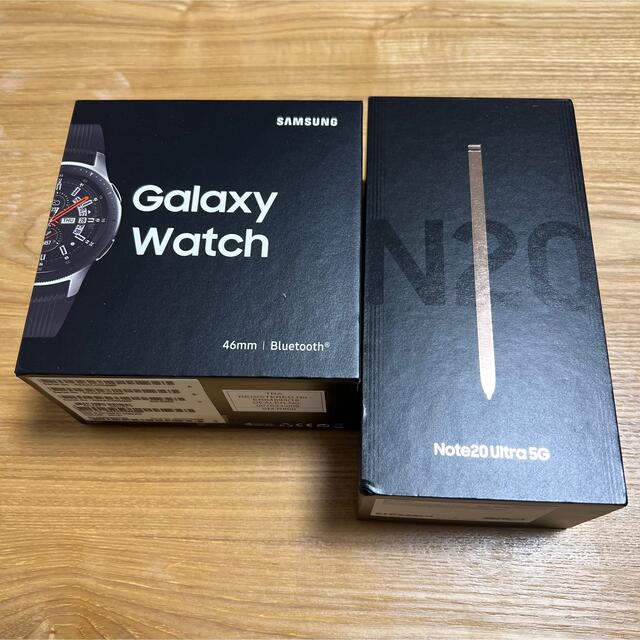 Galaxy Note20Ultra 5G 256GB香港版とWatch46mm