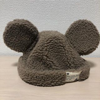 ディズニー(Disney)のディズニーランド　もこもこファンキャップ　帽子　ミッキーマウス(キャラクターグッズ)