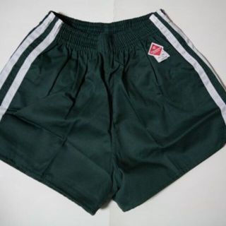 体操服★コロンバイン短パン 緑×白２本線 L 新品未使用(その他)