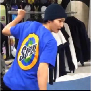 WEB限定カラー有 野村周平着 supreme spin tee wtaps wackomaria
