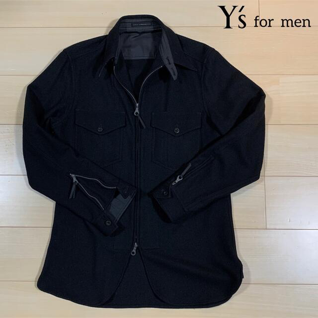 Yohji Yamamoto - Y's for men ミニタリー風ジャケット 黒 ヨウジヤマモトの通販 by jazzy-j's shop