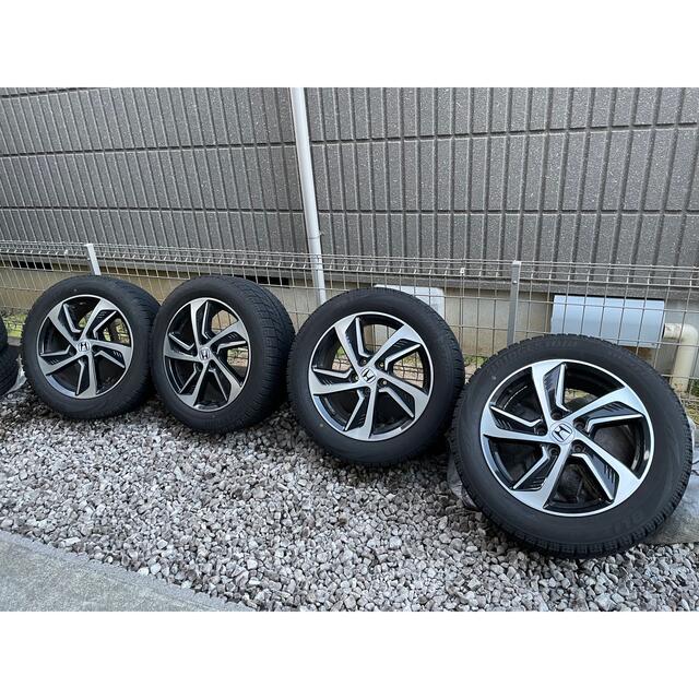 自動車ホンダオデッセイ純正ホイール、スタッドレスタイヤセット215/55R17