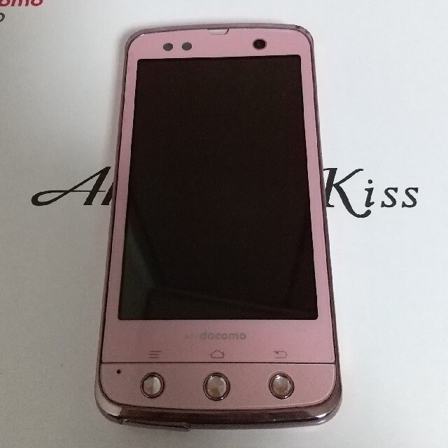 富士通(フジツウ)のFUJITSU F-03D Elegant Pink docomo スマホ/家電/カメラのスマートフォン/携帯電話(スマートフォン本体)の商品写真