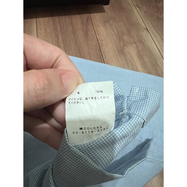 ALLEGE(アレッジ)の【定価3万】ALLEGE サックスブルー　ZIPシャツ メンズのトップス(シャツ)の商品写真