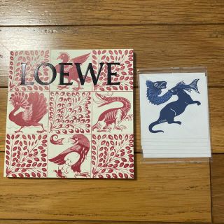 ロエベ(LOEWE)のLOEWE ロエベ　ノートシール　付録(ノベルティグッズ)