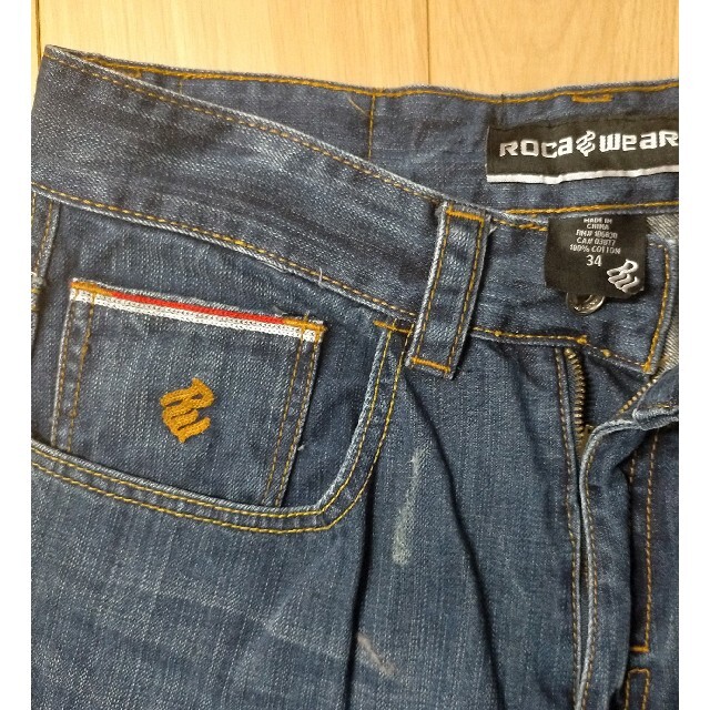 Rocawear - 希少 レア 90s ロゴ刺繍 ロカウェア ビッグシルエット