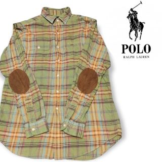 ポロラルフローレン(POLO RALPH LAUREN)のかつ長様【希少】配色抜群　ポロラルフローレン　マドラスチェック　シャツ(シャツ)