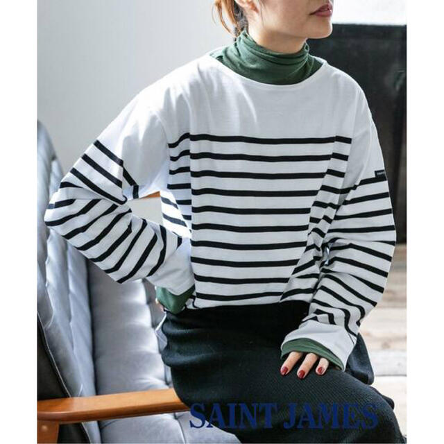 SAINT JAMES/セントジェームス】NAVAL◇T5 カットソー(長袖/七分) SAINT JAMES/セントジェームス】NAVAL◇T5 カットソー(長袖/七分)