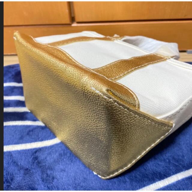 L.L.Bean(エルエルビーン)のLLBean トートバッグ 未使用　ゴールド レディースのバッグ(トートバッグ)の商品写真