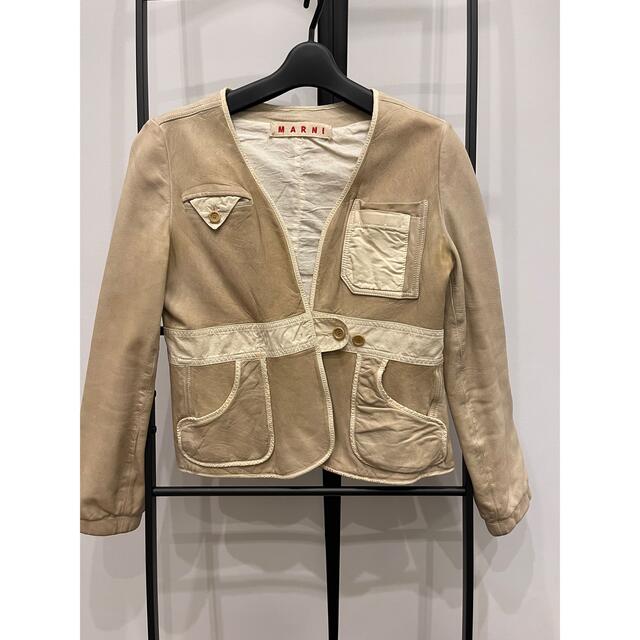 Marni - MARNIラムレザージャケット38の通販 by バンビ's shop|マルニ