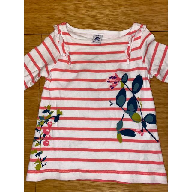 PETIT BATEAU(プチバトー)のプチバトー カットソー3a/95cm キッズ/ベビー/マタニティのキッズ服女の子用(90cm~)(Tシャツ/カットソー)の商品写真