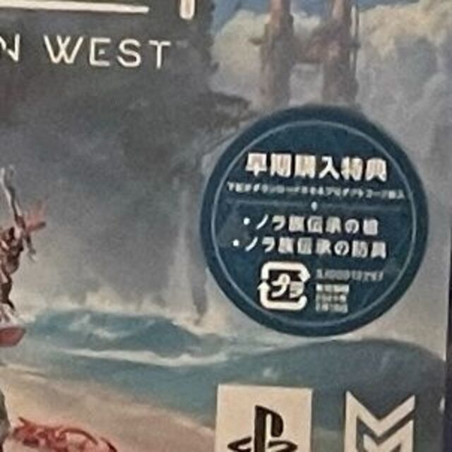 PlayStation(プレイステーション)のPS5 Horizon Forbidden West ホライゾン 特典付き エンタメ/ホビーのゲームソフト/ゲーム機本体(家庭用ゲームソフト)の商品写真
