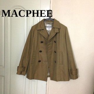 トゥモローランド(TOMORROWLAND)のMACPHEE 厚手コットンPコート(ピーコート)