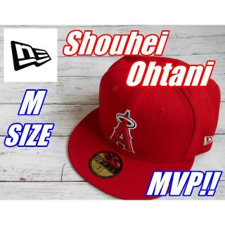 ニューエラー(NEW ERA)の【数量限定】Mサイズ ニューエラ ロサンゼルスエンゼルス 大谷翔平 記念キャップ(応援グッズ)