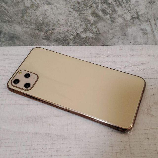 【モックアップ】iPhone 11 Pro Max ゴールド スマホ/家電/カメラのスマホアクセサリー(その他)の商品写真