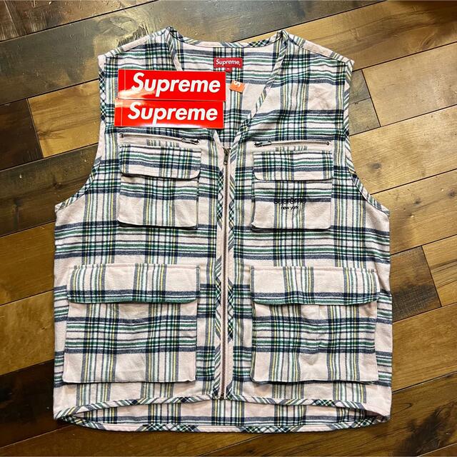 Supreme(シュプリーム)のSupreme 20FW Tartan cargo vest XL メンズのトップス(ベスト)の商品写真