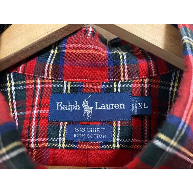 POLO RALPH LAUREN(ポロラルフローレン)の1990s Polo Ralph Lauren  BIGSHIRT ビッグ 春 メンズのトップス(シャツ)の商品写真