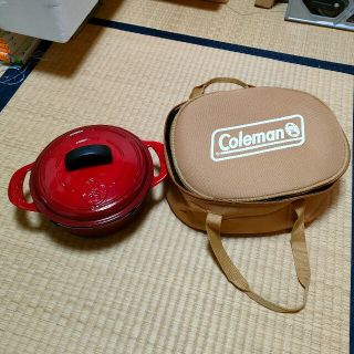 コールマン(Coleman)の【お茶様専用】コールマン　クッキングポット　レッド(調理器具)