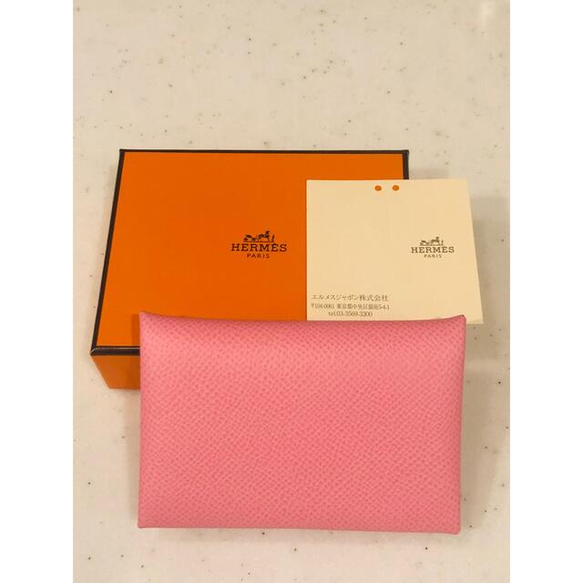 新品未使用⭐︎HERMES エルメス カルヴィ モーヴ カードケース 名刺
