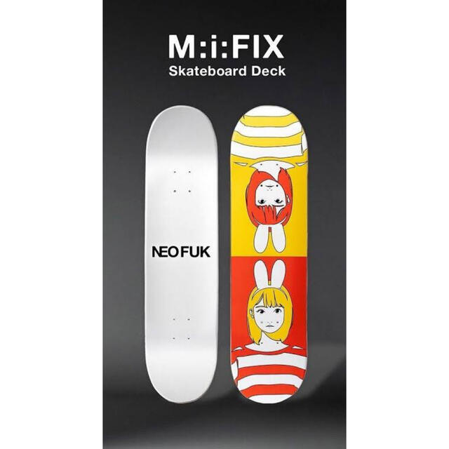 backsideworks 限定 スケートボードデッキ『M:i:FIX』 スケートボード 