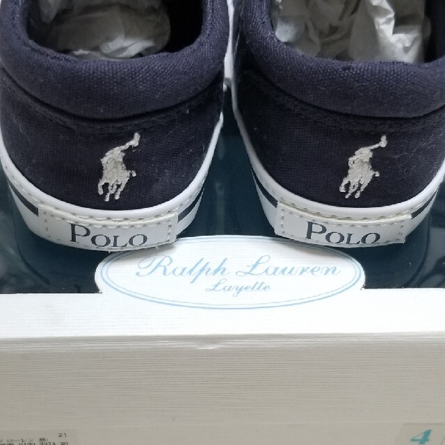 Ralph Lauren(ラルフローレン)のラルフローレン　ベビー　ファーストシューズ キッズ/ベビー/マタニティのベビー靴/シューズ(~14cm)(スリッポン)の商品写真