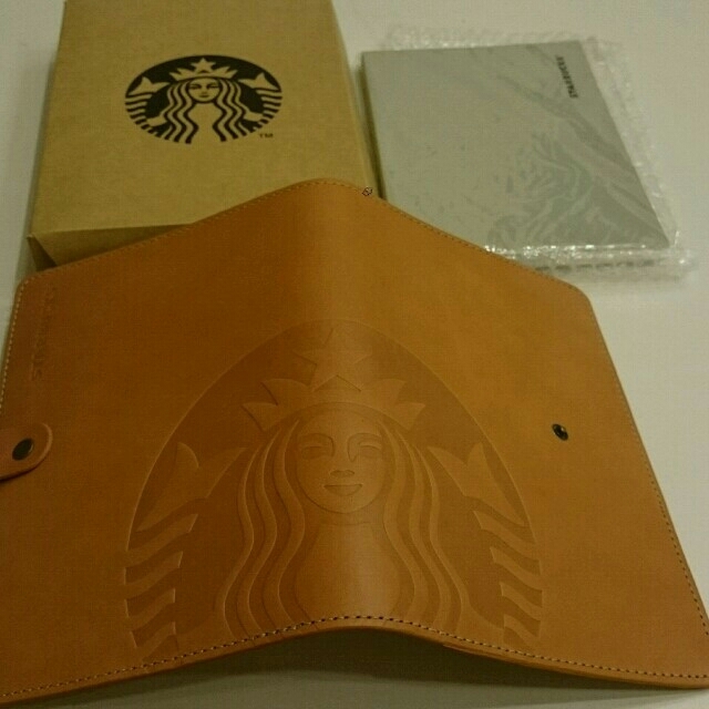 【限定販売】 Starbucks Coffee 《値下しました》スターバックス革製手帳カバー - 手帳