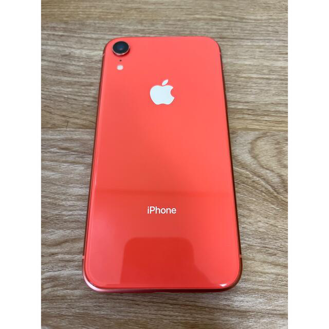 iPhoneXR coral 64㎇スマートフォン/携帯電話