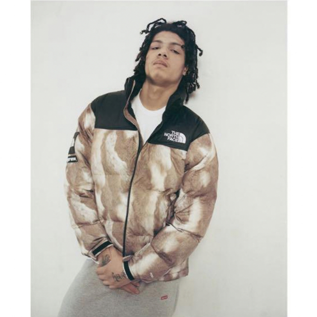 13aw supreme tnf fur print nuptse jacket 13aw supreme tnf fur print nuptse jacket