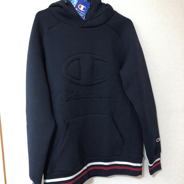 Champion(チャンピオン)のChampion パーカー (ネイビー) メンズのトップス(パーカー)の商品写真