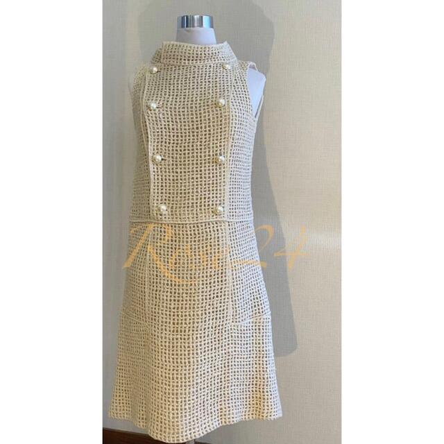 CHANEL - CHANEL⭐︎シャネル⭐︎ワンピース⭐︎34⭐︎ベージュ