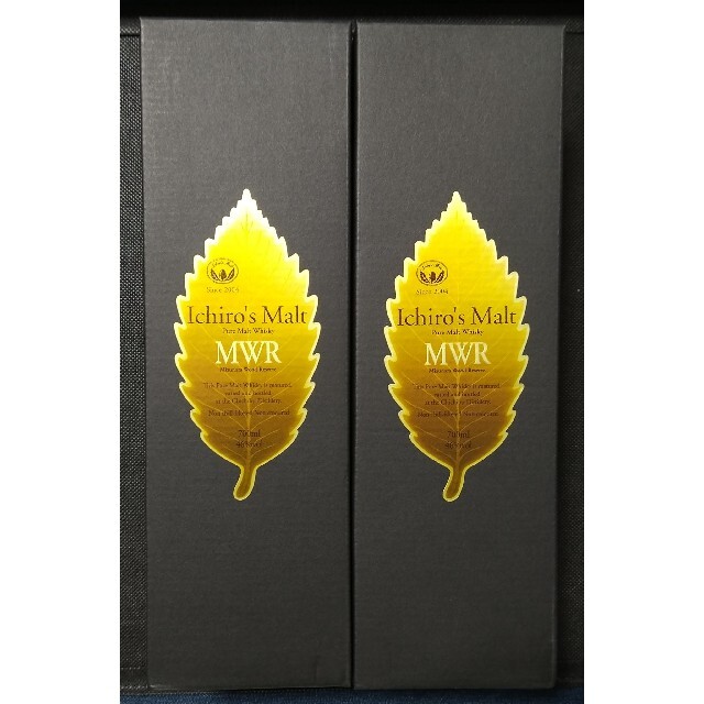 イチローズモルト MWR ミズナラウッド 2本 【お買得】 食品/飲料/酒