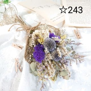 ドライフラワースワッグ☆243(ドライフラワー)