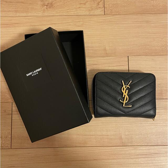 最高のショッピング サンローラン 二つ折り財布 - www