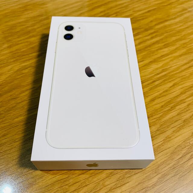 種類豊富な品揃え 新品未使用  - Apple iPhone11 SIMフリー化済み 白 ホワイト 64GB スマートフォン本体