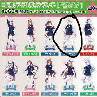 未開封　ウマ娘　アクスタ　ファミマ　オグリキャップ(キャラクターグッズ)