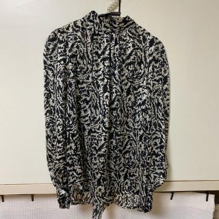 エイチアンドエム(H&M)のＨ＆Ｍ トップス 春ブラウス ゼブラ柄(シャツ/ブラウス(長袖/七分))