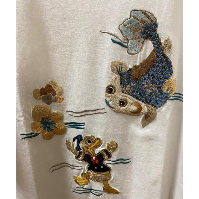 Gucci(グッチ)の🌸maechannnnnn様専用Disneyドナルド刺繍Tシャツ(xs)美品 レディースのトップス(Tシャツ(半袖/袖なし))の商品写真