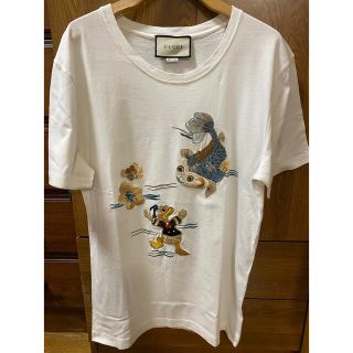 グッチ(Gucci)の🌸maechannnnnn様専用Disneyドナルド刺繍Tシャツ(xs)美品(Tシャツ(半袖/袖なし))