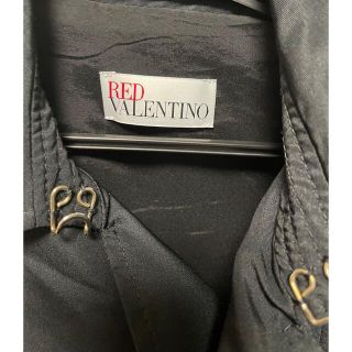 RED VALENTINO - RED VALENTINO スプリングコート/ドットチュール ...