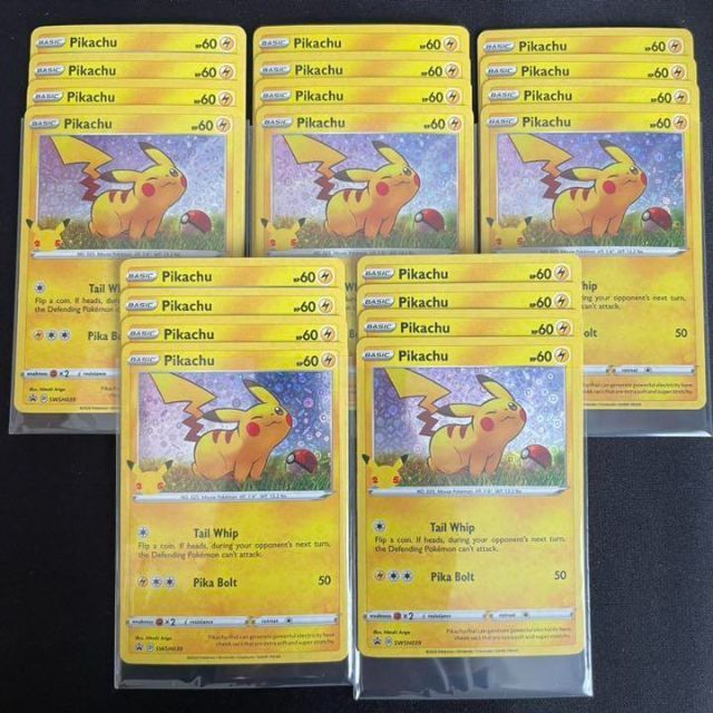 ポケモンカード ポケカ 25周年 25th ピカチュウ ゼネラルミルズ 英語