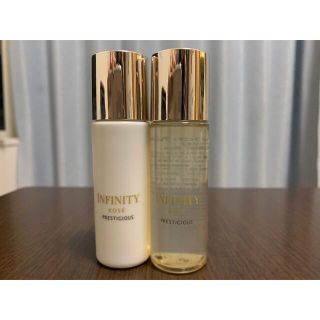 インフィニティ(Infinity)のインフィニティプレステジアス化粧水35ml乳液35ml 値下げ！(化粧水/ローション)