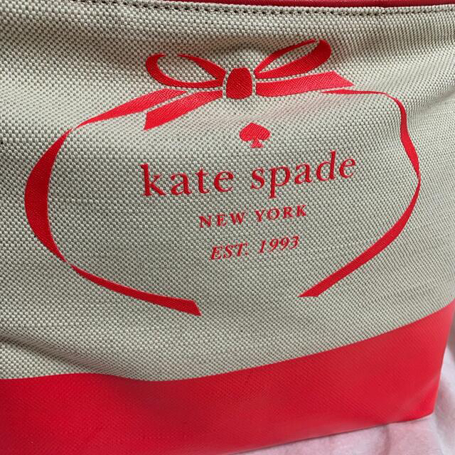 kate spade new york(ケイトスペードニューヨーク)の※ゆう様※ ケイトスペード バッグ トートバッグ ハンドバッグ 赤 牛革 大容量 レディースのバッグ(トートバッグ)の商品写真