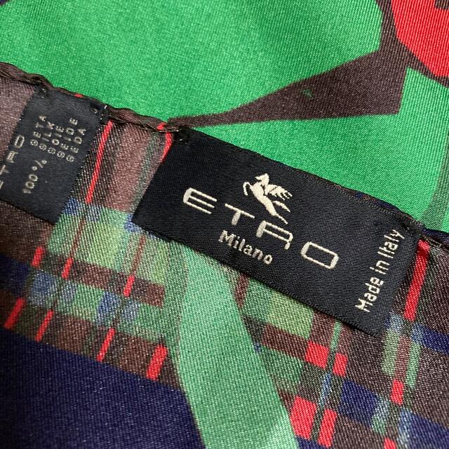 ETROポケットチーフ、シルク