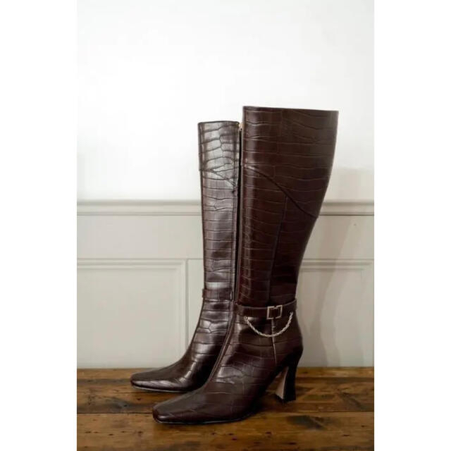 HLT Vegan Leather Knee-High Boots ブーツ