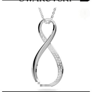 スワロフスキー(SWAROVSKI)のSWAROVSKI INFINITY silver color rhodium (ネックレス)