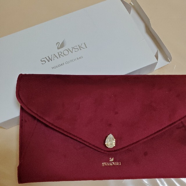 SWAROVSKI(スワロフスキー)の新品未使用 SWAROVSKI スワロフスキー ノベルティーポーチ レディースのファッション小物(ポーチ)の商品写真