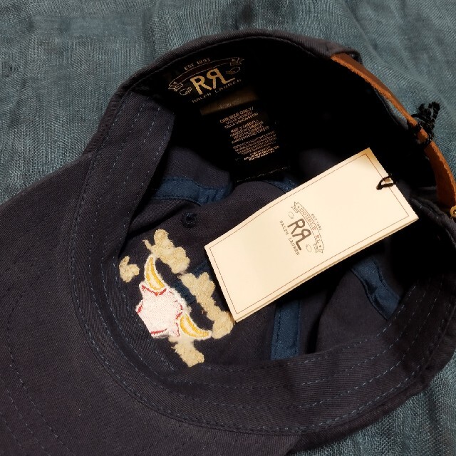RRL(ダブルアールエル)のRRL Vintage インディゴ染めキャップ メンズの帽子(キャップ)の商品写真