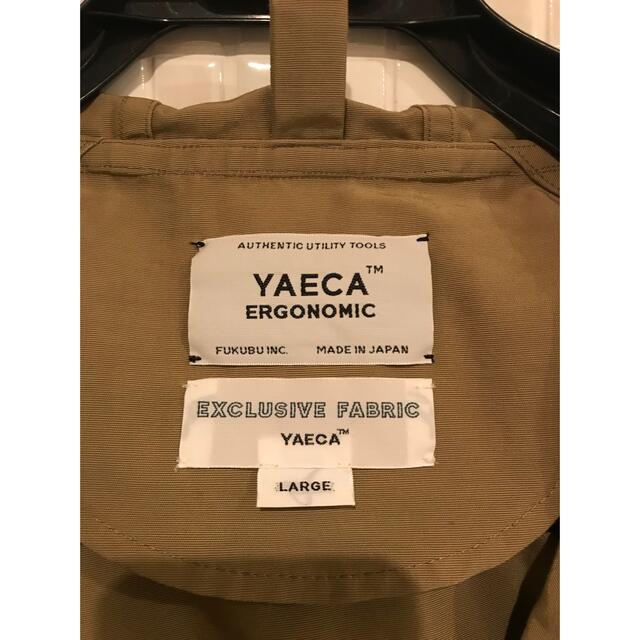 YAECA(ヤエカ)のyaeca クロスフードシャツL レディースのジャケット/アウター(ナイロンジャケット)の商品写真